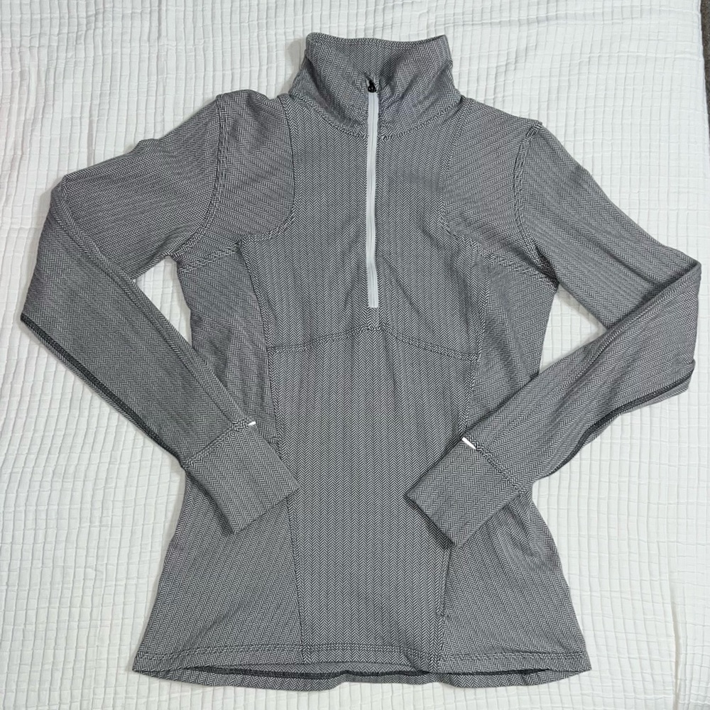 Lululemon Women’s Kanto Catch Me 1/2 Zip - Grey Size 6